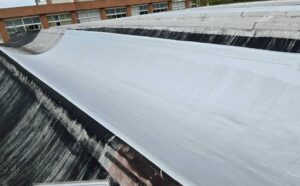 防水工事 トップコート仕上げ完了